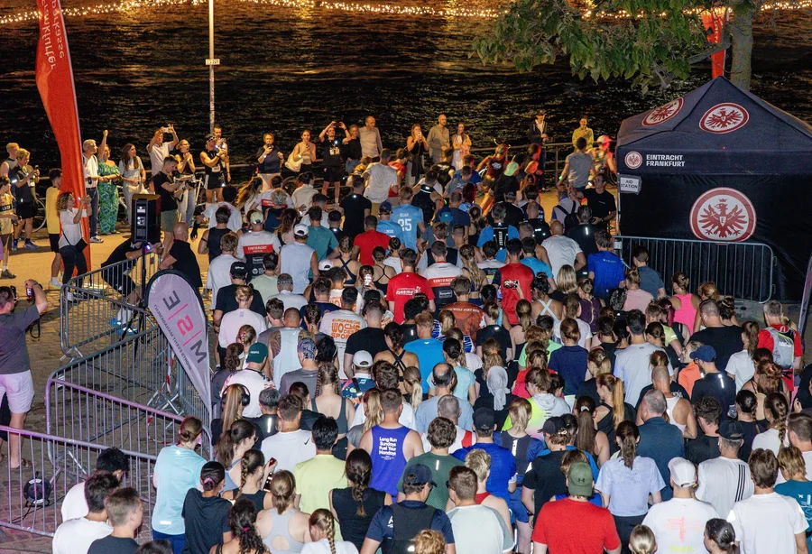 Die After-Run-Party am Mainufer